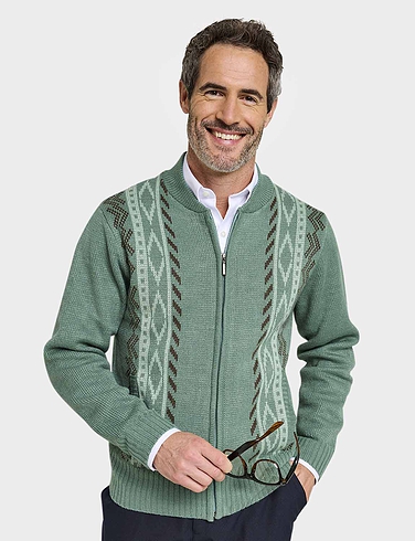 Tootal Vertical Jacquard Zipper - MD005